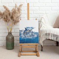 Blue Marlin Fishing Costa Rica Canvas Wall Art Makaira Nigricans Deep Sea Fishing