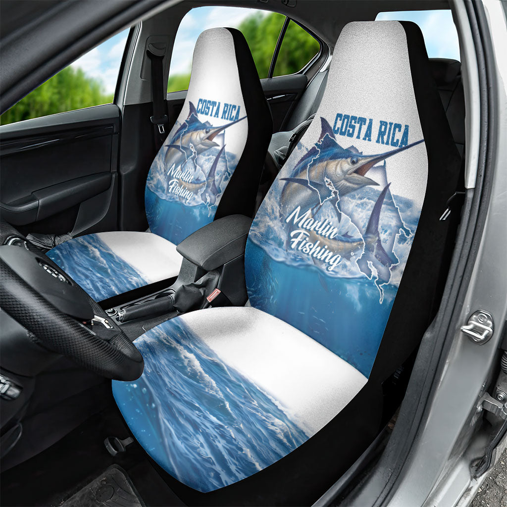 Blue Marlin Fishing Costa Rica Car Seat Cover Makaira Nigricans Deep Sea Fishing