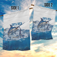 Blue Marlin Fishing Costa Rica Garden Flag Makaira Nigricans Deep Sea Fishing