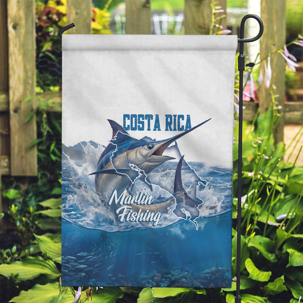 Blue Marlin Fishing Costa Rica Garden Flag Makaira Nigricans Deep Sea Fishing