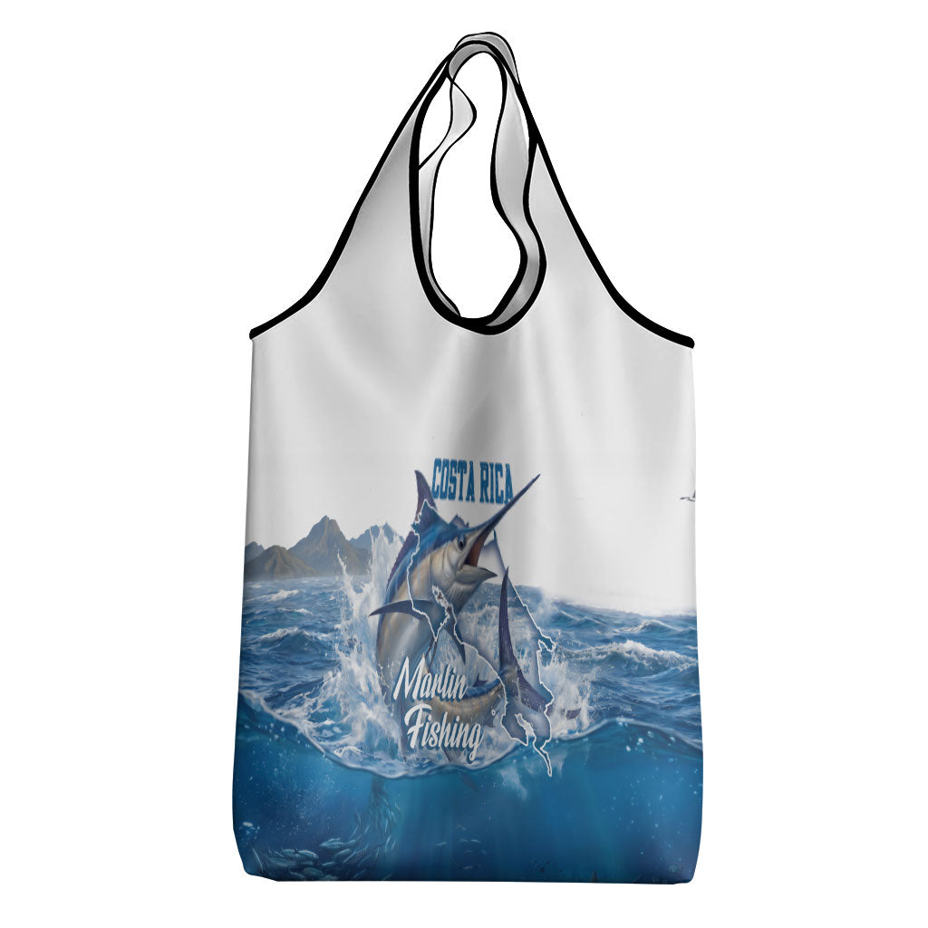 Blue Marlin Fishing Costa Rica Grocery Bag Makaira Nigricans Deep Sea Fishing