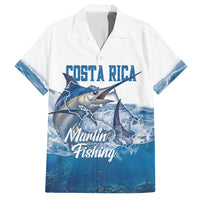Blue Marlin Fishing Costa Rica Hawaiian Shirt Makaira Nigricans Deep Sea Fishing