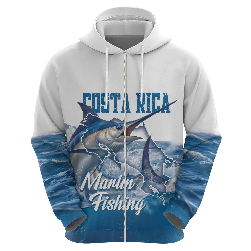 Blue Marlin Fishing Costa Rica Hoodie Makaira Nigricans Deep Sea Fishing
