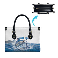 Blue Marlin Fishing Costa Rica Leather Bag Makaira Nigricans Deep Sea Fishing