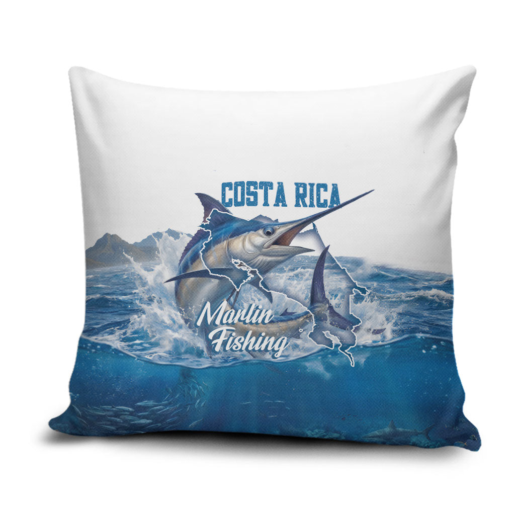 Blue Marlin Fishing Costa Rica Pillow Cover Makaira Nigricans Deep Sea Fishing