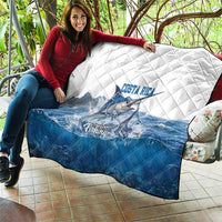 Blue Marlin Fishing Costa Rica Quilt Makaira Nigricans Deep Sea Fishing