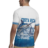 Blue Marlin Fishing Costa Rica Rugby Jersey Makaira Nigricans Deep Sea Fishing