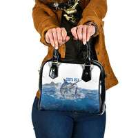 Blue Marlin Fishing Costa Rica Shoulder Handbag Makaira Nigricans Deep Sea Fishing