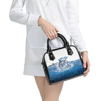 Blue Marlin Fishing Costa Rica Shoulder Handbag Makaira Nigricans Deep Sea Fishing