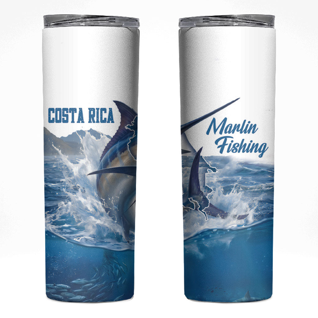 Blue Marlin Fishing Costa Rica Skinny Tumbler Makaira Nigricans Deep Sea Fishing