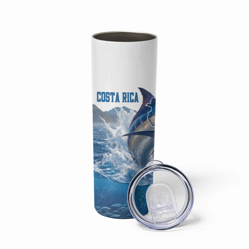Blue Marlin Fishing Costa Rica Skinny Tumbler Makaira Nigricans Deep Sea Fishing