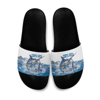 Blue Marlin Fishing Costa Rica Slide Sandals Makaira Nigricans Deep Sea Fishing