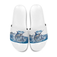 Blue Marlin Fishing Costa Rica Slide Sandals Makaira Nigricans Deep Sea Fishing