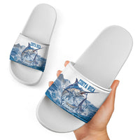 Blue Marlin Fishing Costa Rica Slide Sandals Makaira Nigricans Deep Sea Fishing