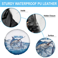 Blue Marlin Fishing Costa Rica Spare Tire Cover Makaira Nigricans Deep Sea Fishing