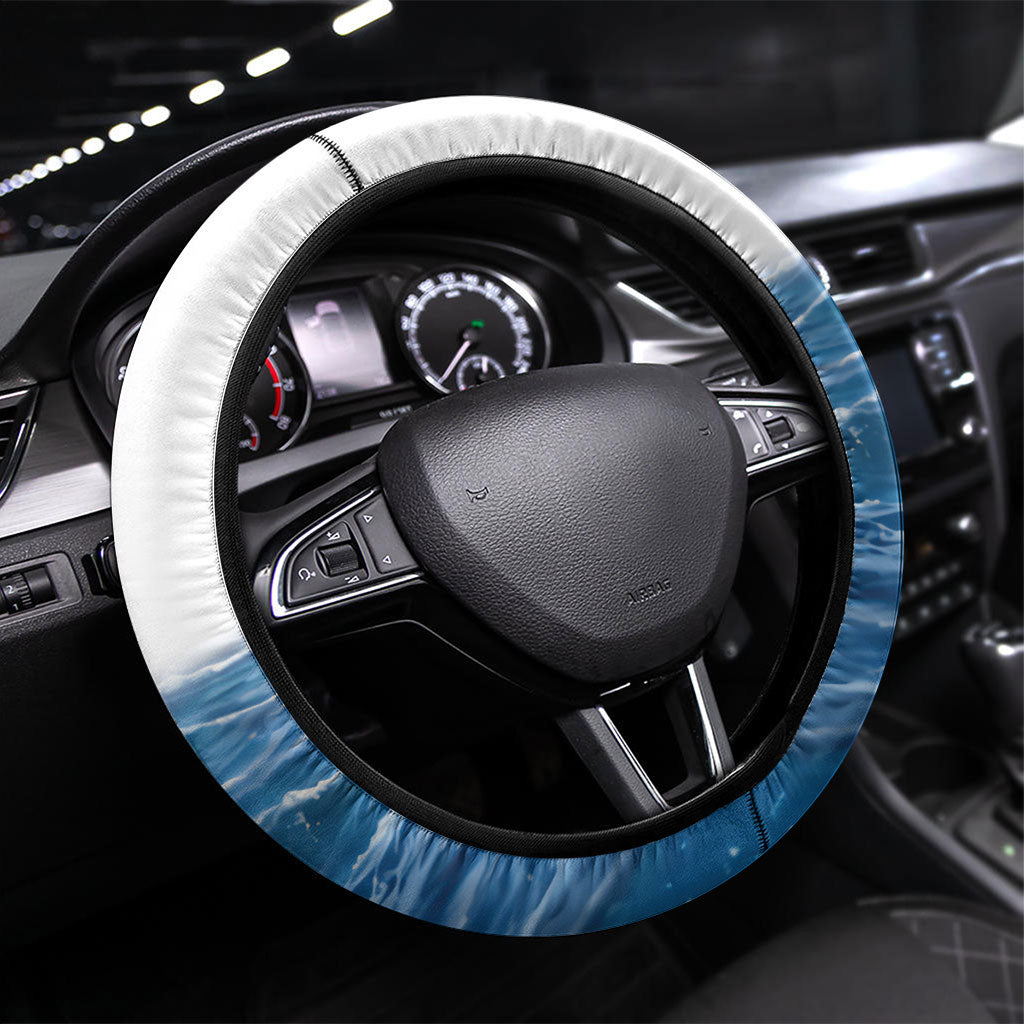 Blue Marlin Fishing Costa Rica Steering Wheel Cover Makaira Nigricans Deep Sea Fishing