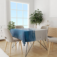 Blue Marlin Fishing Costa Rica Tablecloth Makaira Nigricans Deep Sea Fishing