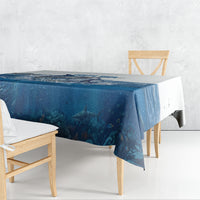 Blue Marlin Fishing Costa Rica Tablecloth Makaira Nigricans Deep Sea Fishing