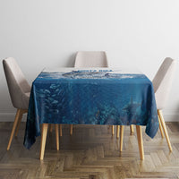 Blue Marlin Fishing Costa Rica Tablecloth Makaira Nigricans Deep Sea Fishing