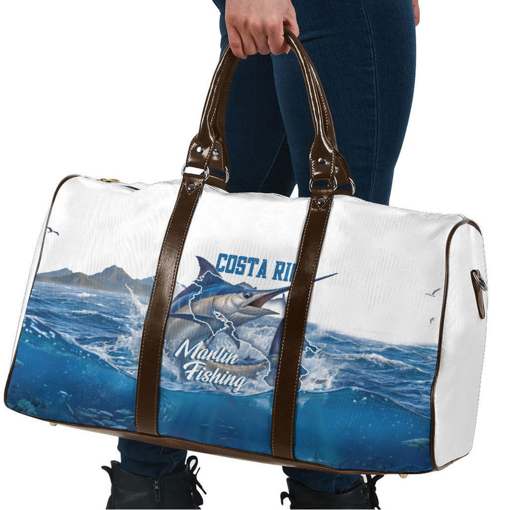 Blue Marlin Fishing Costa Rica Travel Bag Makaira Nigricans Deep Sea Fishing