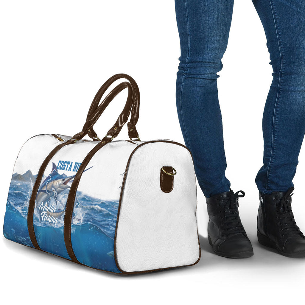 Blue Marlin Fishing Costa Rica Travel Bag Makaira Nigricans Deep Sea Fishing