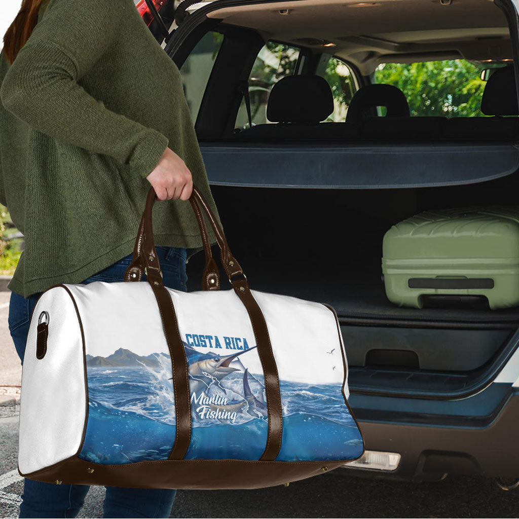 Blue Marlin Fishing Costa Rica Travel Bag Makaira Nigricans Deep Sea Fishing