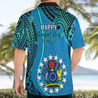 13 March Penrhyn Island Gospel Day Hawaiian Shirt Cook Islands Tribal Pattern - Wonder Print Shop