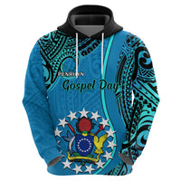 13 March Penrhyn Island Gospel Day Hoodie Cook Islands Tribal Pattern - Wonder Print Shop