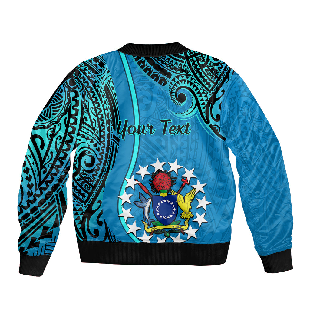 Personalised 13 March Penrhyn Island Gospel Day Bomber Jacket Cook Islands Tribal Pattern - Wonder Print Shop