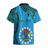 Personalised 13 March Penrhyn Island Gospel Day Hawaiian Shirt Cook Islands Tribal Pattern - Wonder Print Shop