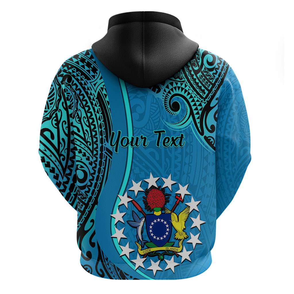 Personalised 13 March Penrhyn Island Gospel Day Hoodie Cook Islands Tribal Pattern - Wonder Print Shop
