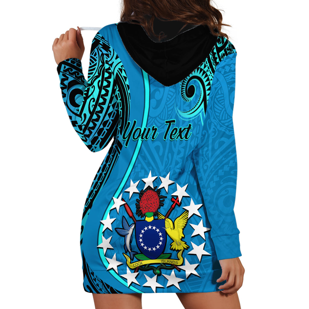 Personalised 13 March Penrhyn Island Gospel Day Hoodie Dress Cook Islands Tribal Pattern - Wonder Print Shop