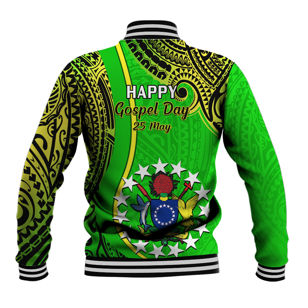 25 May Palmerston Island Gospel Day Baseball Jacket Cook Islands Tribal Pattern - Wonder Print Shop