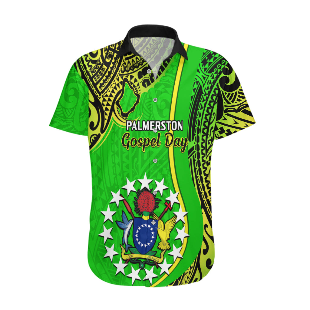 25 May Palmerston Island Gospel Day Hawaiian Shirt Cook Islands Tribal Pattern - Wonder Print Shop