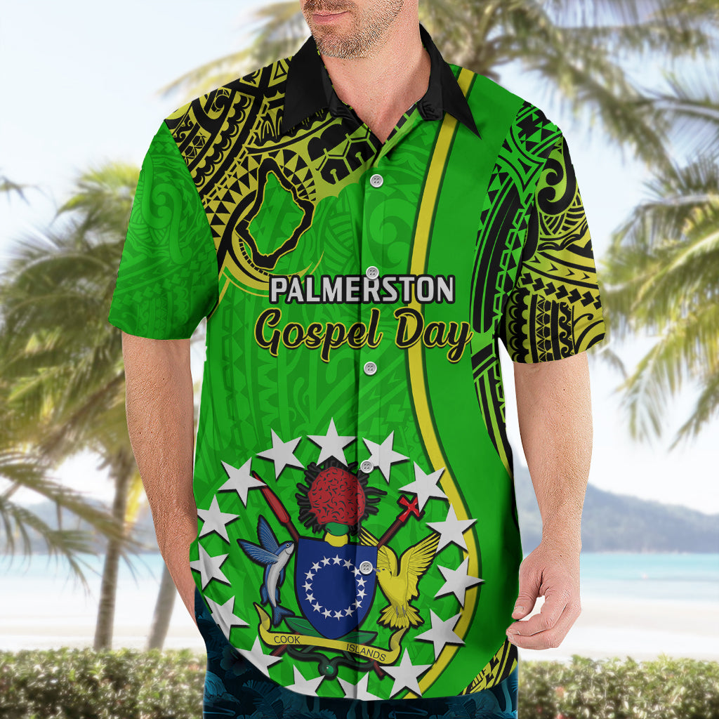 25 May Palmerston Island Gospel Day Hawaiian Shirt Cook Islands Tribal Pattern - Wonder Print Shop