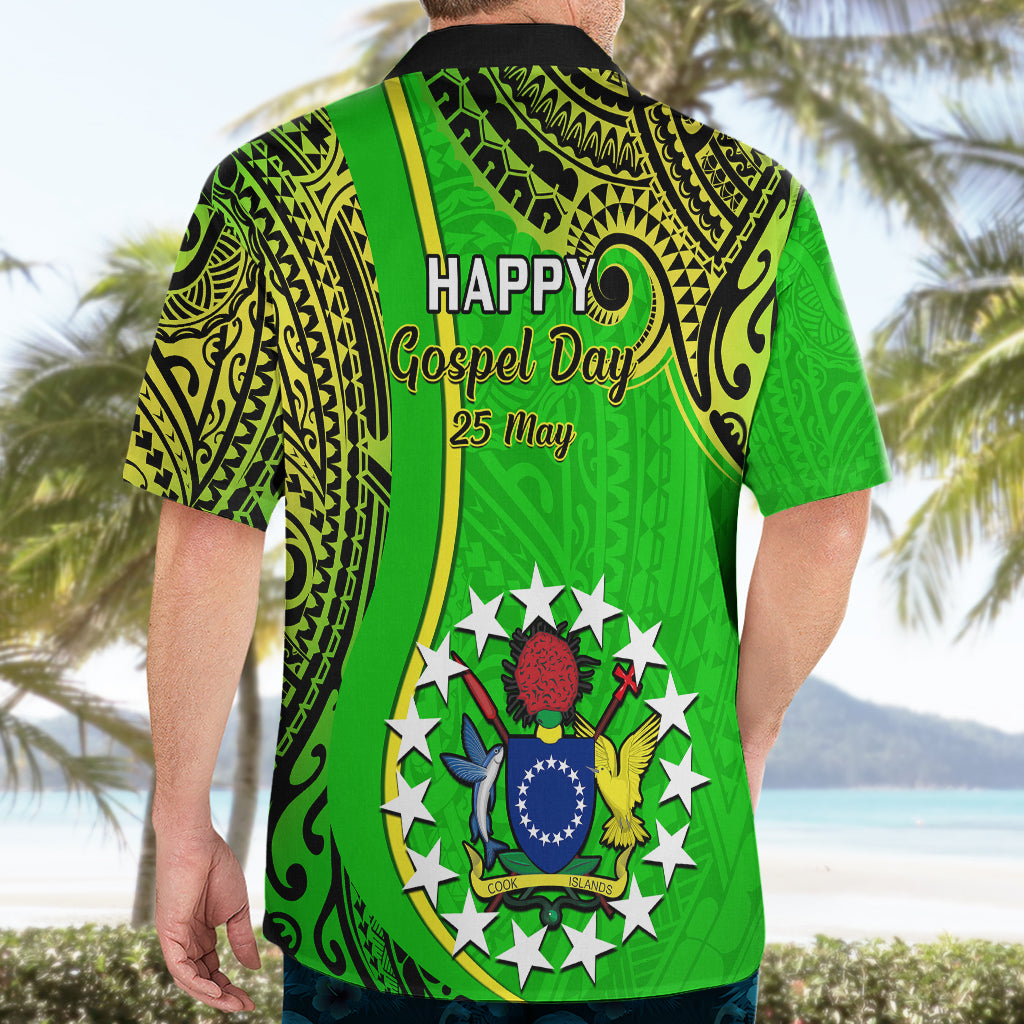25 May Palmerston Island Gospel Day Hawaiian Shirt Cook Islands Tribal Pattern - Wonder Print Shop