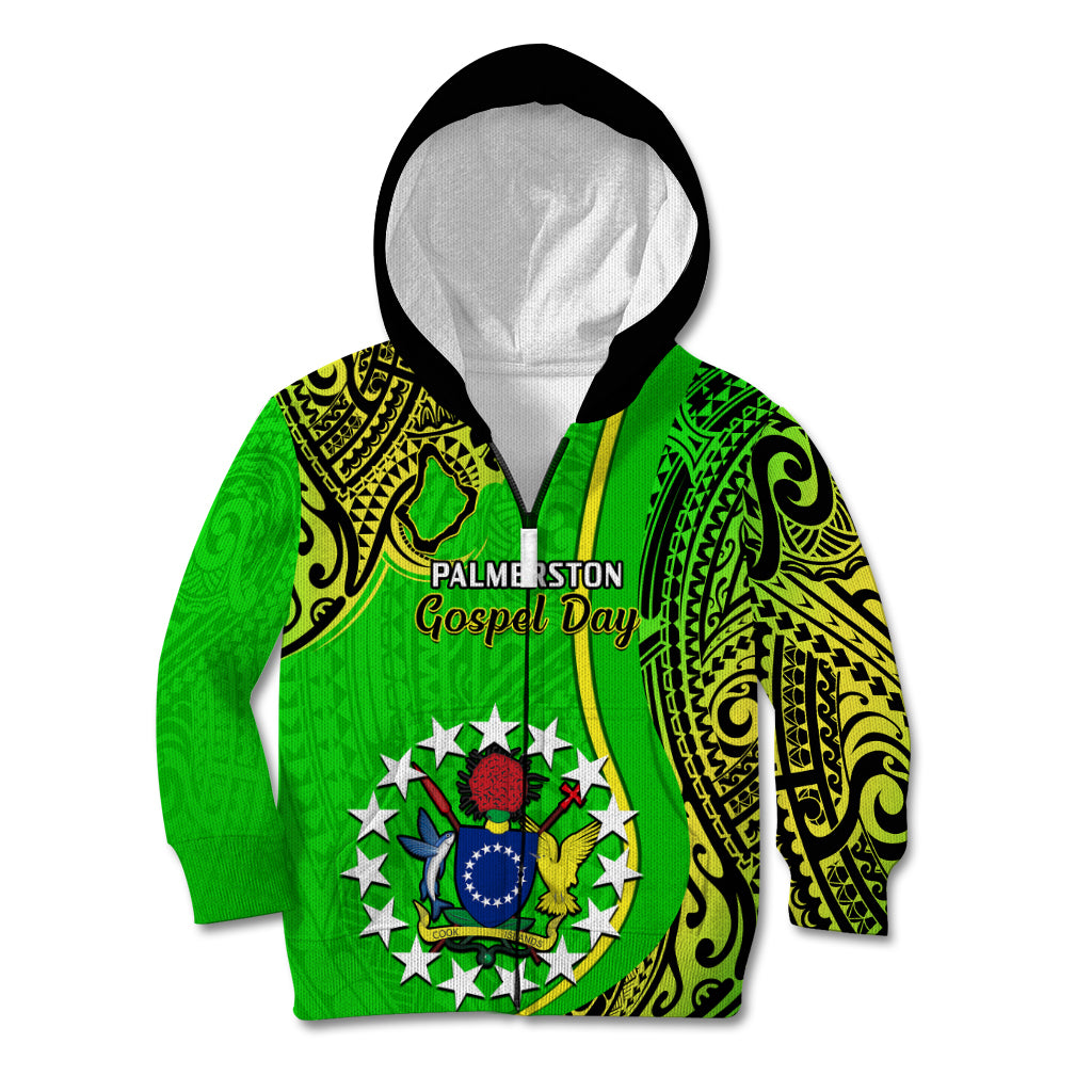 25 May Palmerston Island Gospel Day Kid Hoodie Cook Islands Tribal Pattern - Wonder Print Shop