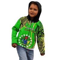25 May Palmerston Island Gospel Day Kid Hoodie Cook Islands Tribal Pattern - Wonder Print Shop
