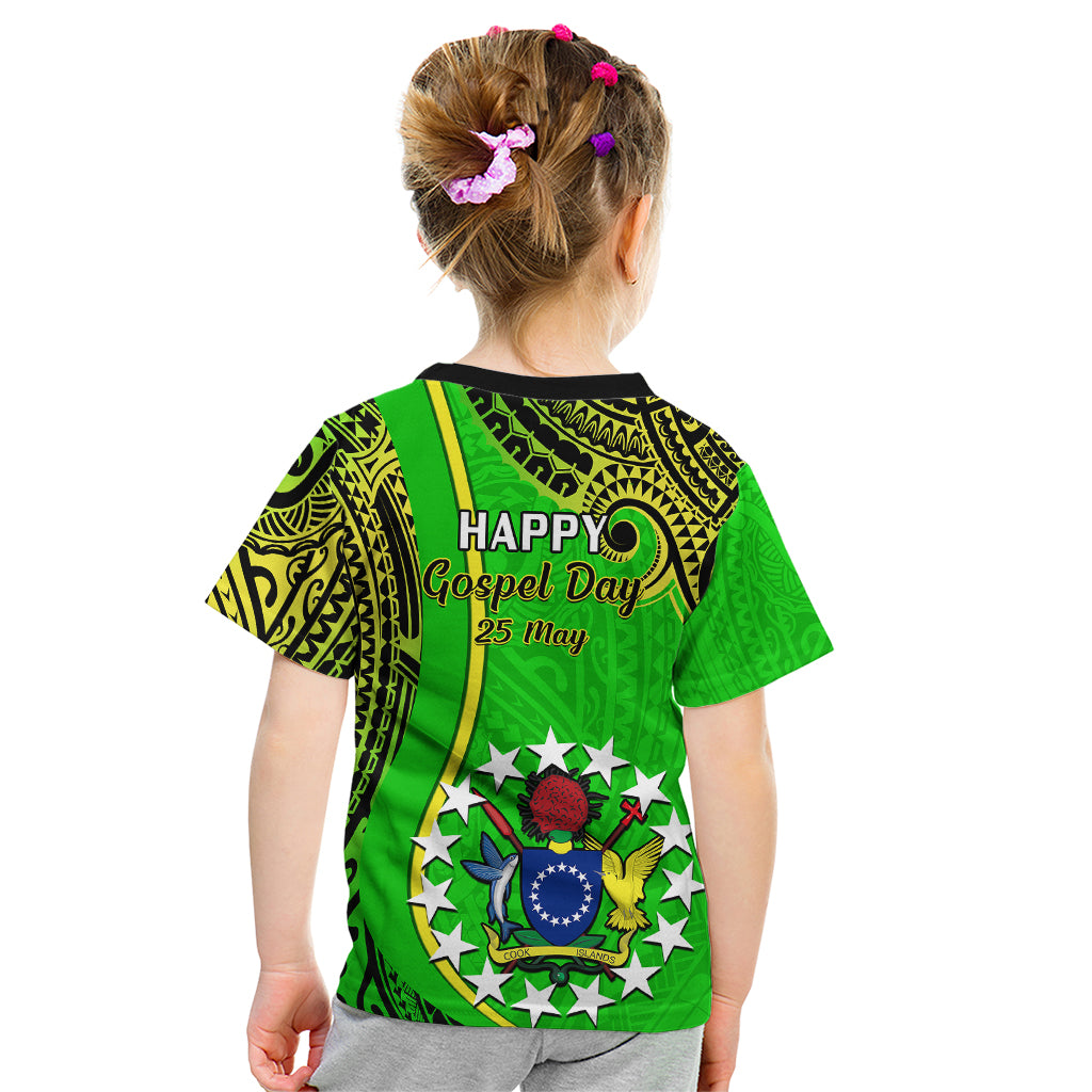 25 May Palmerston Island Gospel Day Kid T Shirt Cook Islands Tribal Pattern - Wonder Print Shop