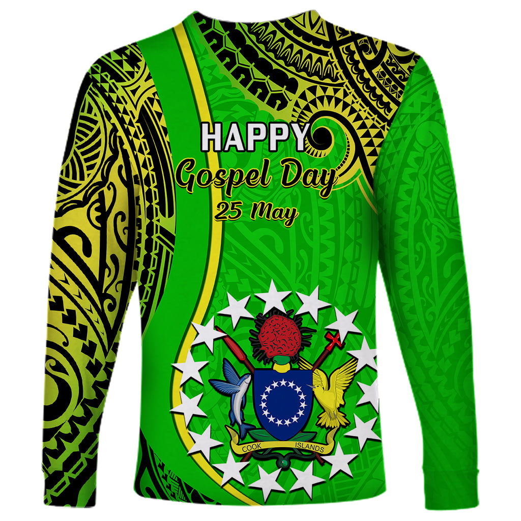 25 May Palmerston Island Gospel Day Long Sleeve Shirt Cook Islands Tribal Pattern - Wonder Print Shop