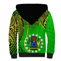 25 May Palmerston Island Gospel Day Sherpa Hoodie Cook Islands Tribal Pattern - Wonder Print Shop