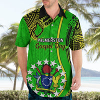 Personalised 25 May Palmerston Island Gospel Day Hawaiian Shirt Cook Islands Tribal Pattern - Wonder Print Shop