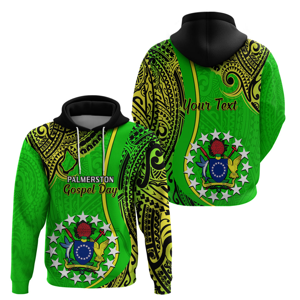 Personalised 25 May Palmerston Island Gospel Day Hoodie Cook Islands Tribal Pattern - Wonder Print Shop