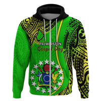 Personalised 25 May Palmerston Island Gospel Day Hoodie Cook Islands Tribal Pattern - Wonder Print Shop