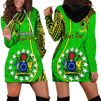 Personalised 25 May Palmerston Island Gospel Day Hoodie Dress Cook Islands Tribal Pattern - Wonder Print Shop