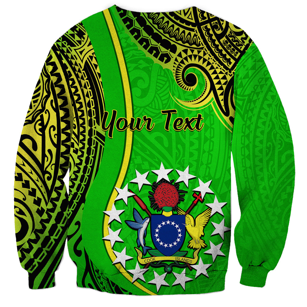 Personalised 25 May Palmerston Island Gospel Day Sweatshirt Cook Islands Tribal Pattern - Wonder Print Shop