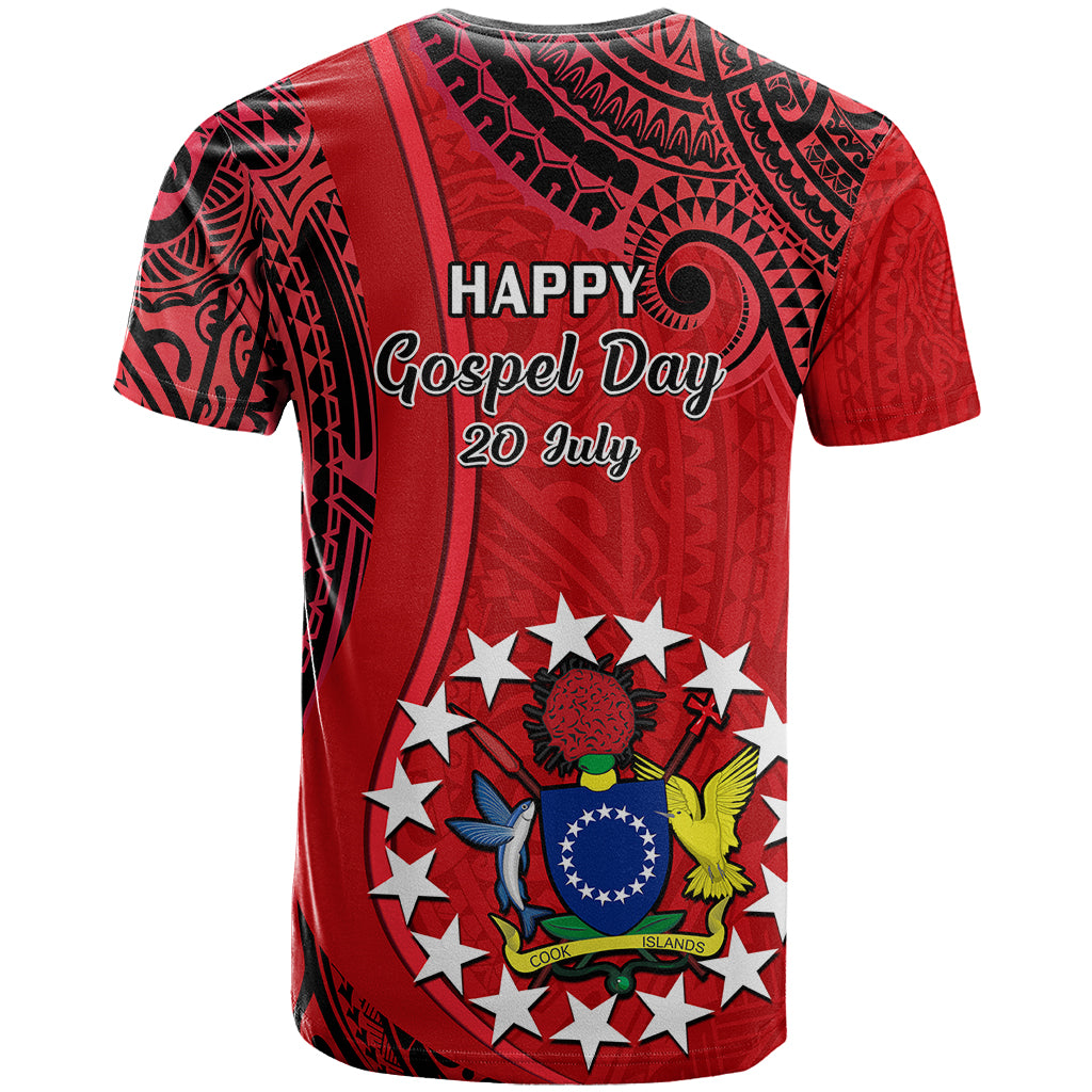 20 July Atiu Island Gospel Day T Shirt Cook Islands Tribal Pattern - Wonder Print Shop