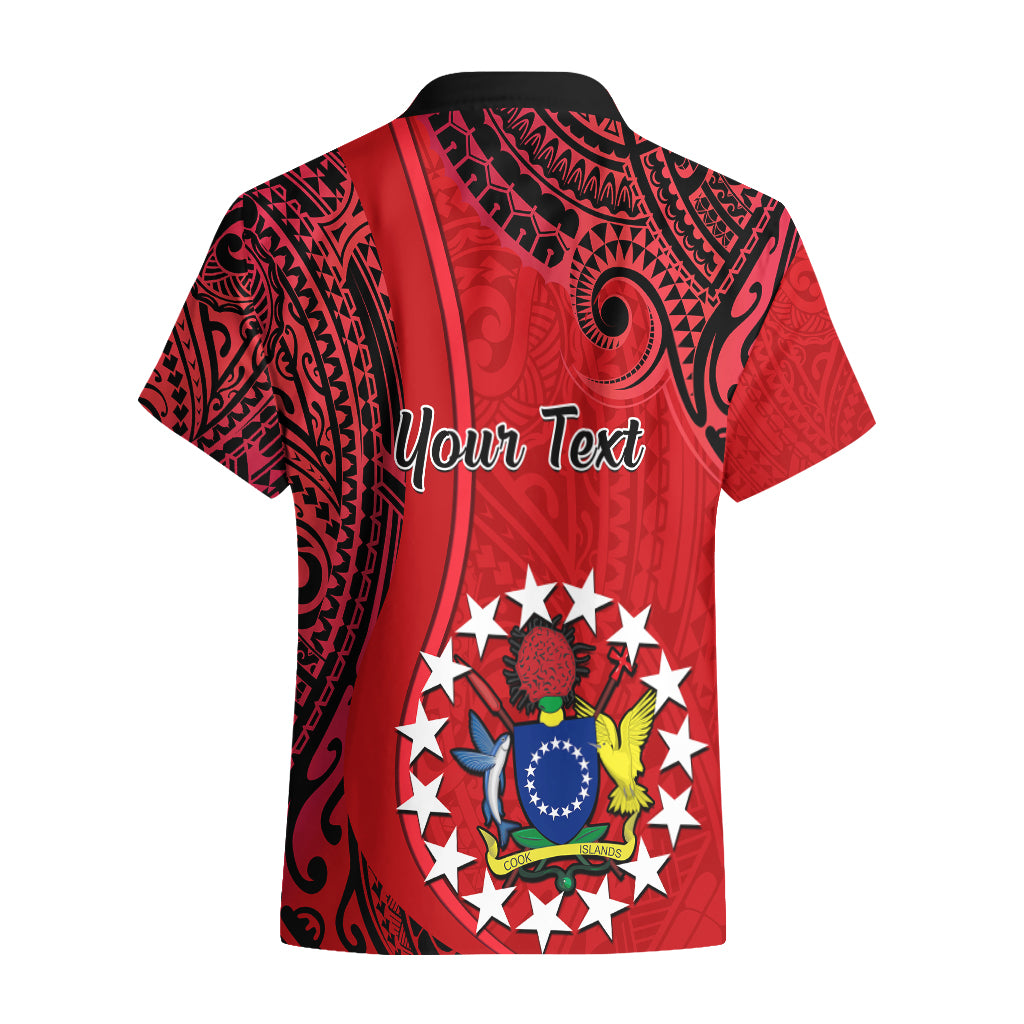 Personalised 20 July Atiu Island Gospel Day Hawaiian Shirt Cook Islands Tribal Pattern - Wonder Print Shop