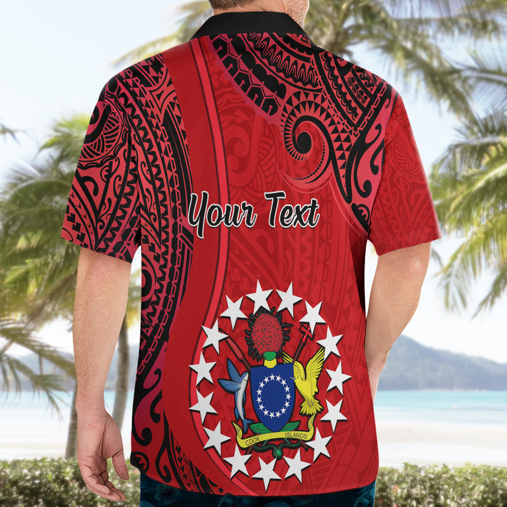 Personalised 20 July Atiu Island Gospel Day Hawaiian Shirt Cook Islands Tribal Pattern - Wonder Print Shop