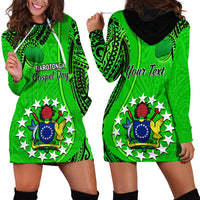 Personalised 25 July Rarotonga Island Gospel Day Hoodie Dress Cook Islands Tribal Pattern - Wonder Print Shop